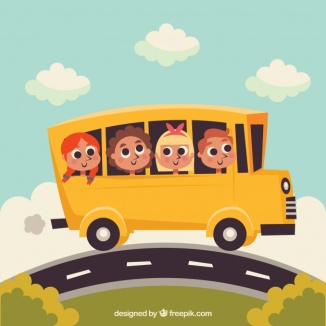 cartoon-school-bus-and-children-with-flat-design_23-2147837210